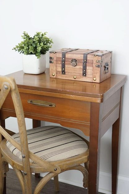 Wooden Treasure Chest 11 x 7 x 5.5