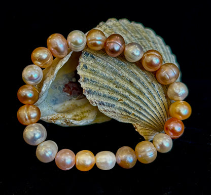 Cultured Freshwater Pearl Stretch Bracelet