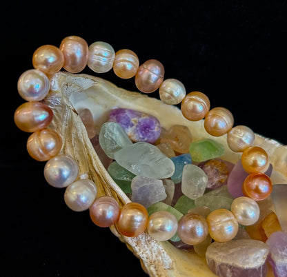 Cultured Freshwater Pearl Stretch Bracelet