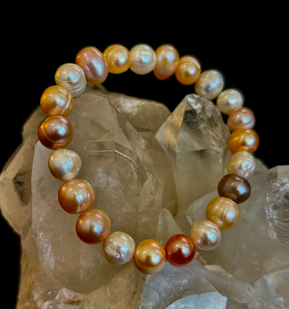 Cultured Freshwater Pearl Stretch Bracelet