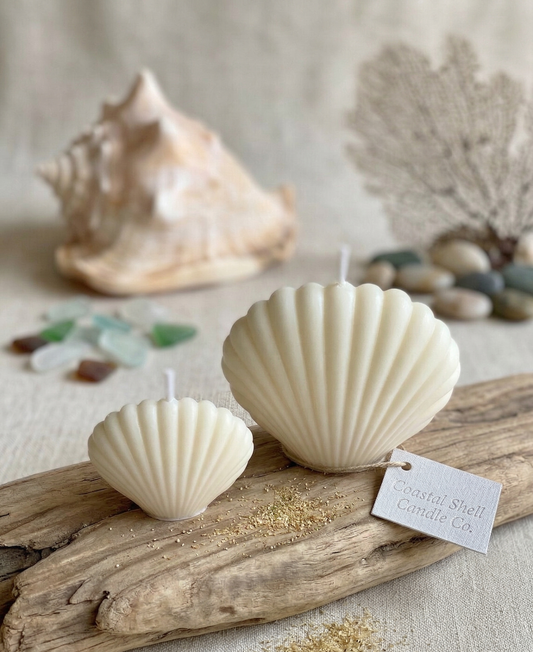 Handmade Shell Candle