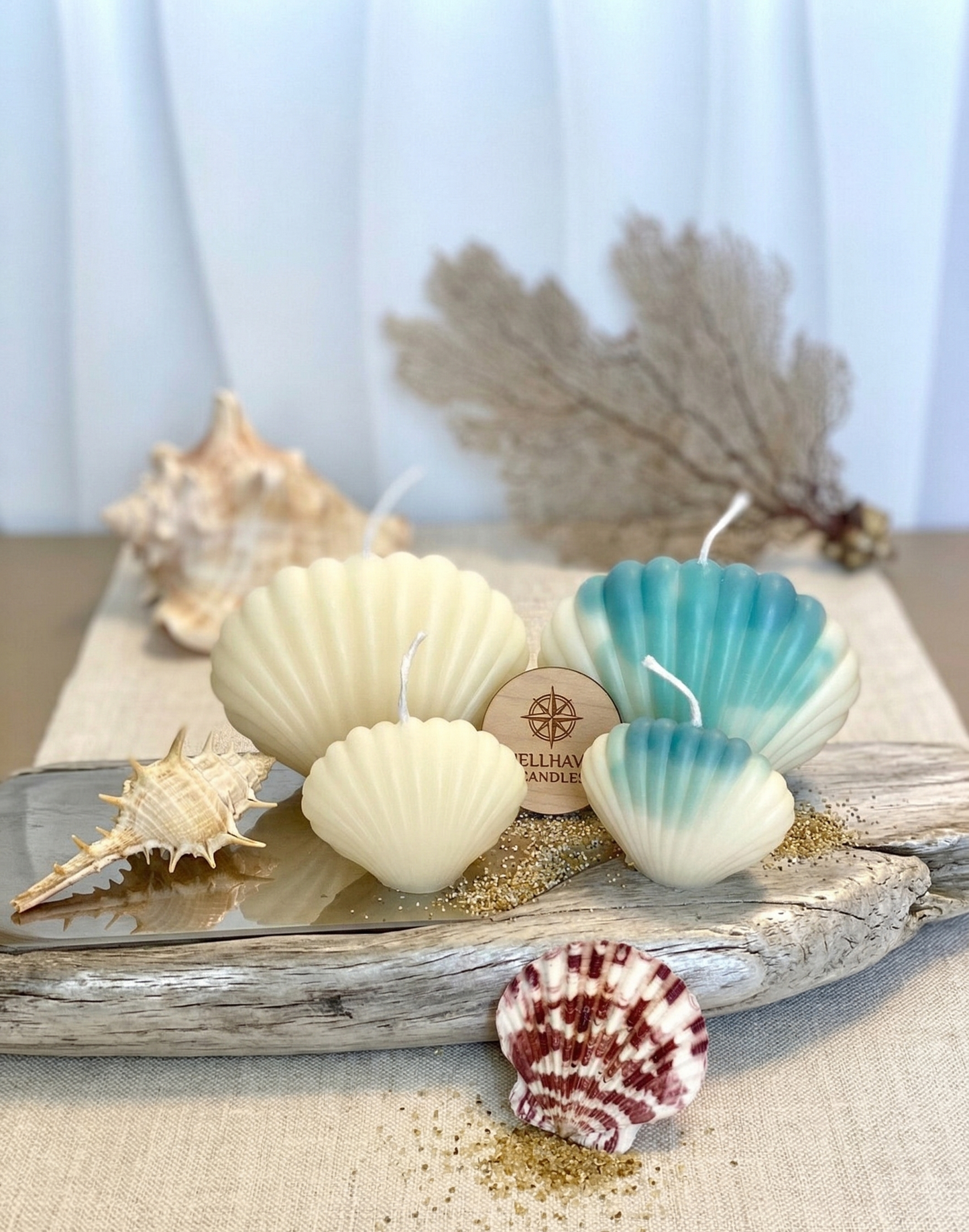 Handmade Shell Candle